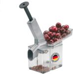 Westmark dispozitiv pentru scos sâmburii cireșe/dispozitiv pentru scos sâmburii cu jgheab înclinat și casetă mare pentru sâmburi, plastic/oțel inoxidabil/aluminiu, Kirschomat, argintiu/negru/transparent, 40702 Masina de tocat manual