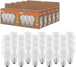 OSRAM Lămpi LED Osram de înaltă eficiență cu clasa de eficiență energetică A, pachet valoare cu 30 de becuri, înlocuiește becurile convenționale de 60W, formă de pară, alb cald (2700K), E27, sticlă mată - 4