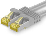 1aTTack. de Cablu de rețea Cat. 7 25m gri 1 bucată Cablu Ethernet Cat7 Rețea Cablu LAN cablu brut 10 Gb s SFTP PIMF LSZH set cablu patch cu mufă Rj 45 Cat. 6a - 4251073615110