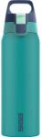 SIGG - Sticlă de băut izolație - Termos Shield Therm One Multicolor Ocean - Băuturi carbogazoase - Etanșă - Se poate spăla în mașina de spălat vase - Fără BPA - Oțel inoxidabil 90% reciclat - Verde - 0.75L