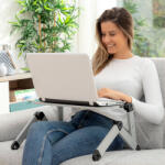 2317 Măsuță ajustabilă multifuncțională pentru laptop InnovaGoods Omnible V0103206 Suport laptop