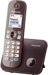 Panasonic Telefon fără fir Panasonic KX-TG6811GA DECT (radiație scăzută, telefon interzis în modul eco, fără robot telefonic, telefon fix, blocare apeluri) maro moca (KX-TG6811GA)