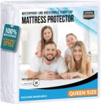 Utopia Bedding Premium 200 GSM Protecție 100% Impermeabilă Saltea, Husă Saltea Din Frotir, Respirabilă, Stil Elastic Pe Toate Părțile (Queen) - UB0051 (UB0051)