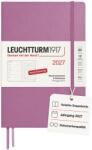 Leuchtturm1917 Calendar săptămânal 2027 punctat mediu (A5) cu caiet - Planificator de întâlniri german, Dusty Rose, ianuarie-decembrie 2027, Prezentare generală săptămânală în stânga + Pagina de note în dreapta - 40