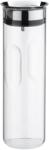 WMF Carafă de apă WMF Motion 1, 25 l, înălțime 29 cm, carafă din sticlă cu capac, capac din silicon, sistem de închidere CloseUp, mâner încastrat, carafă de apă cu capac, lavabilă în mașina de spălat vase