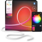 Philips OmniGlow 3m bandă luminoasă micro LED, bandă luminoasă 2700 lm, benzi LED colorate pentru ambianță, iluminat indirect flexibil, lumină uniformă, poate fi tăiată la dimensiune, control prin aplicație ș