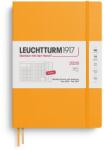 Leuchtturm1917 372786 Planificator lunar și compoziție caiet (B5) 2026, 16 luni, copertă moale, soare răsare, engleză (372786)