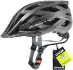 uvex Casca de bicicleta uvex i-vo cc, fum negru mat, 52-57 cm - S413423