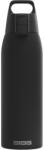 SIGG - Sticlă de băut izolată - Sticlă termos Shield Therm One Black băuturi carbogazoase - Etanșă - Lavabilă în mașina de spălat vase - Fără BPA - 90% oțel inoxidabil reciclat - Negru - 1L - 6052.90 (6052