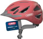 ABUS City Helmet Urban-I 3.0 - Casca de bicicleta cu lumina spate, varf si inchidere magnetica - pentru barbati si femei - coral, marime L (56-61 cm) - 88639 (88639)