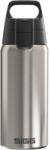 SIGG - Sticlă izolată - Termos Shield Therm One Brushed - băuturi carbogazoase - etanșă - sigură pentru mașina de spălat vase - fără BPA - 90% oțel inoxidabil reciclat - argintiu - 0.5L - 6217.80 (6217.80)