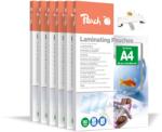 Peach Pungi de laminare Peach A4-80 mic - 600 de pungi - calitate premium pentru cele mai bune rezultate de laminare - compatibile cu dispozitive de la toate producatorii de marci - lucios - PP580-60A (PP58