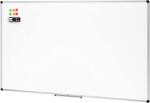 Amazon Basics Tablă albă magnetică Amazon Basics cu cadru din aluminiu, suport pentru pix, 6 magneți, 1 gumă de șters și 2 markere pentru birou și casă, montare pe perete, șters uscat, 90cm x 60cm - 1548964572 (154