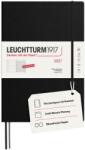 Leuchtturm1917 calendar săptămânal 2027 A4+ (master) cu caiet - planificator de întâlniri germană, negru, ianuarie-decembrie 2027, prezentare săptămânală în stânga + pagina de note în dreapta - 400036 (400036)