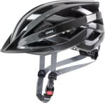 uvex air Wing - Cască de bicicletă ușoară pentru bărbați și femei - ajustare individuală a mărimii - gri-negru - 56-60 cm - S413426