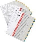 Leitz Registrul Leitz de scriere pe computer în format A4, 1-20, pachet de 10, robust, multicolor, serie confortabilă, 12490000 - 12490000-10 (12490000-10)