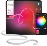 Philips Flux, bandă luminoasă LED de 3 m, 1200 lm, iluminare interioară flexibilă, amestec de culori Chromasync, RGBWWIC, benzile LED pot fi tăiate la dimensiune, extensibile, reutilizabile, control din aplic