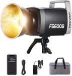 NEEWER 600W LED Studio Videolicht cu control 2, 4G/APP, 87100Lux/1m, 2700K-6500K, lumină continuă bicoloră COB cu CRI95+, 12 scene, montură Bowens, reflector pentru fotografie, înregistrări și streaming, FS6
