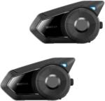 Sena Căști Bluetooth Sena 30K pentru motociclete/sistem de comunicare cu plasă cu difuzoare HD, pachet dublu - 30K-03D (30K-03D)