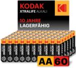 Kodak Baterii AA (60 buc) Baterie Mignon, LR6, 1, 5V, Alkaline - 30410961/B-NEW (30410961/B-NEW) Baterii de unica folosinta