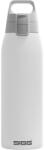 SIGG - Sticlă de băut izolată - Termos Shield Therm One White pentru băuturi carbogazoase - Etanșă - Lavabilă în mașina de spălat vase - Fără BPA - 90% oțel inoxidabil reciclat - Alb - 1L - 6053.00 (6053.0