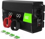 Green Cell 1000W/2000W 12V la 230V Convertor de tensiune pentru mașină pur sinusoidală Convertor invertor cu undă sinusoidală pură Invertor solar Convertor DC AC Convertor curent Încărcător auto rulotă