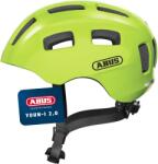 ABUS Casca de bicicleta ABUS Youn-I 2.0 - cu lumina pentru copii, adolescenti si adulti tineri - pentru fete si baieti - galben, marimea M - 40163 (40163)