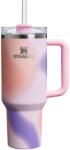 STANLEY 1913 Quencher H2.0 Flowstate Sticlă de băut cu pai 1.2L - Cană termo răcește timp de 11 ore - 48 de ore cu gheață - Termos fără BPA - Cană de băut din oțel inoxidabil - Rose Petal Motion - 10000011566