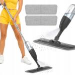 Zortiva Lapos felmosó szórófejes forgó spray 300ml 3 rátét Összecsukható utántöltő (Mop ze spryskiwaczem 300ml Ruhhy 24087)
