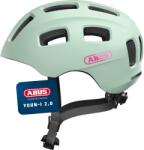 ABUS Casca de bicicleta ABUS Youn-I 2.0 - cu lumina pentru copii, adolescenti si adulti tineri - pentru fete si baieti - menta, marimea M - BA-A-761 (BA-A-761)