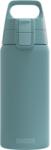 SIGG - Sticlă izolată pentru băuturi - Termos Shield Therm One Morning Blue - băuturi carbogazoase - etanșă - lavabilă în mașina de spălat vase - fără BPA - 90% oțel inoxidabil reciclat - albastru gri - 0.