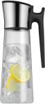 WMF Carafă de apă WMF Basic cu mâner 1, 5 litri, carafă de sticlă cu capac 1, 5 l, capac de silicon, închidere closeup - 618046040 (618046040)