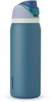 owala FreeSip, sticlă izolată din oțel inoxidabil, cu pai, 945 ml - fără BPA, ideală pentru sport, fitness, activități în aer liber și călătorii, Denim - C06105 (C06105)