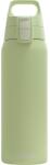 SIGG - Termos, sticlă izolată - Termos Shield Therm One Eco Green pentru băuturi carbogazoase - Etanș - Se poate spăla în mașina de spălat vase - Fără BPA - 90% oțel inoxidabil reciclat - Verde deschis - 0