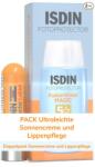 ISDIN Set ISDIN Fusion Water MAGIC SPF 50 (50ml) + Balsam de buze SPF 30 (4g) - Cremă solară ultraușoară pentru față și protecție pentru buze - Pe bază de apă, nu ustură ochii - 690028001 (690028001)