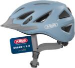 ABUS Cască de oraș ABUS Urban-I 3.0 - cască de bicicletă cu lumină spate, vârf și închidere magnetică - pentru femei și bărbați - albastru deschis, mărimea M - 86895 (86895)