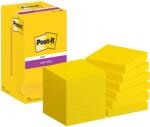 Post-it Note post-it super adezive, 12 bloc-note (1080 coli), 76 mm x 76 mm, galben - 654-S (654-S)