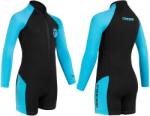 CRESSI Costum pentru copii Cressi Shorty 2mm - costum de baie pentru copii cu protectie UV, la frig, protectie meduze - costum de baie fete si baieti - negru/albastru - 5/6 ani - XDG006204 (XDG006204)