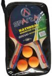 SPARTAN Asztalitenisz szett Ping Pong 2 Rakéta 3 Labda Huzat