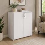 haaus Comoda Creta, 2 Usi, Alb, 80 x 42 x 90 cm (930363)