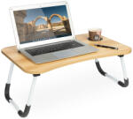 VERK GROUP Laptop Asztal Összecsukható Ágy Állvány Számítógép Mobil Reggeliző (06230_B)