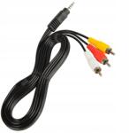 BLOW Audio kábel video mini jack 3, 5mm 3x Rca cinch 1, 5m (4877#1 .5M)