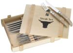 WMF steak evőeszköz szett 12 db-os fa dobozban (12.8063.6046)