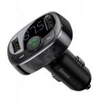 Baseus Fm bluetooth transmitter 4.2 MP3 autós töltő 2x Usb 3.4A (CCTM-01)