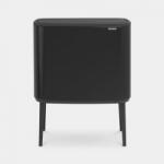 Brabantia Bo Touch 3x 11l, Inox, Matt Black (31 60 67) Cos de gunoi