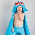 Zoocchini Prosop mare Zoocchini cu glugă Rechin