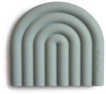 Mushie Jucărie de dentiție din silicon Mushie Rainbow - Cambridge Blue