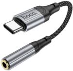 hoco. Adaptor HOCO AUX tip C - mufă jack de 3, 5 mm LS36, 0, 12 m, negru