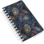 REALSYSTEM Agendă REALSYSTEM SP5 cu spirală, format A/6, pagini albe, cu copertă din pânză, 2027 (8721-55)