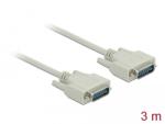 Delock Cablu serial Delock Sub-D15, tată-tată, 3 m